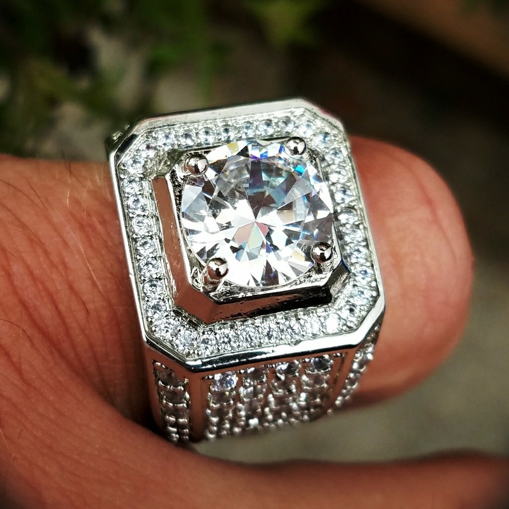 Iced Out Ring Chain & Grillz Bling Set - Picture 2 of 5